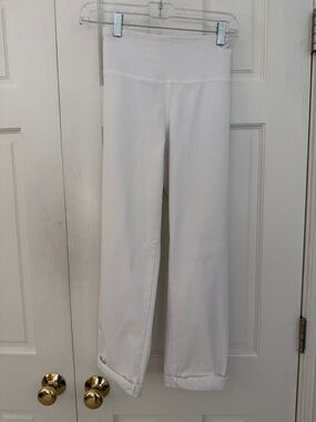 J. Jill Women White Cuffed Pants